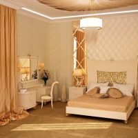 Chambre design dans un style classique