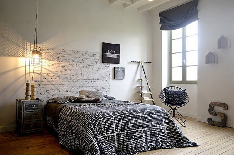 Slaapkamerdecoratie in een moderne stijl