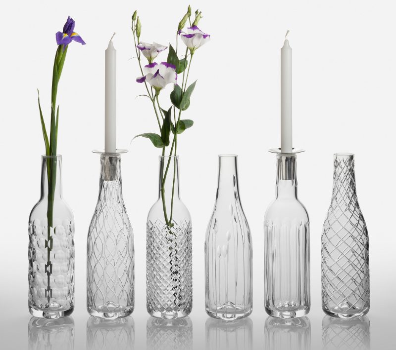 Vases de bricolage en verre à partir de bouteilles
