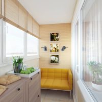 Conception d'un balcon confortable dans un appartement moderne