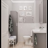 Design de salle de bain aux couleurs vives