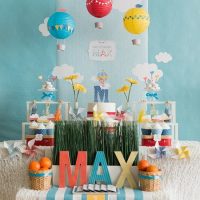 L’idée de décorer un anniversaire de bébé