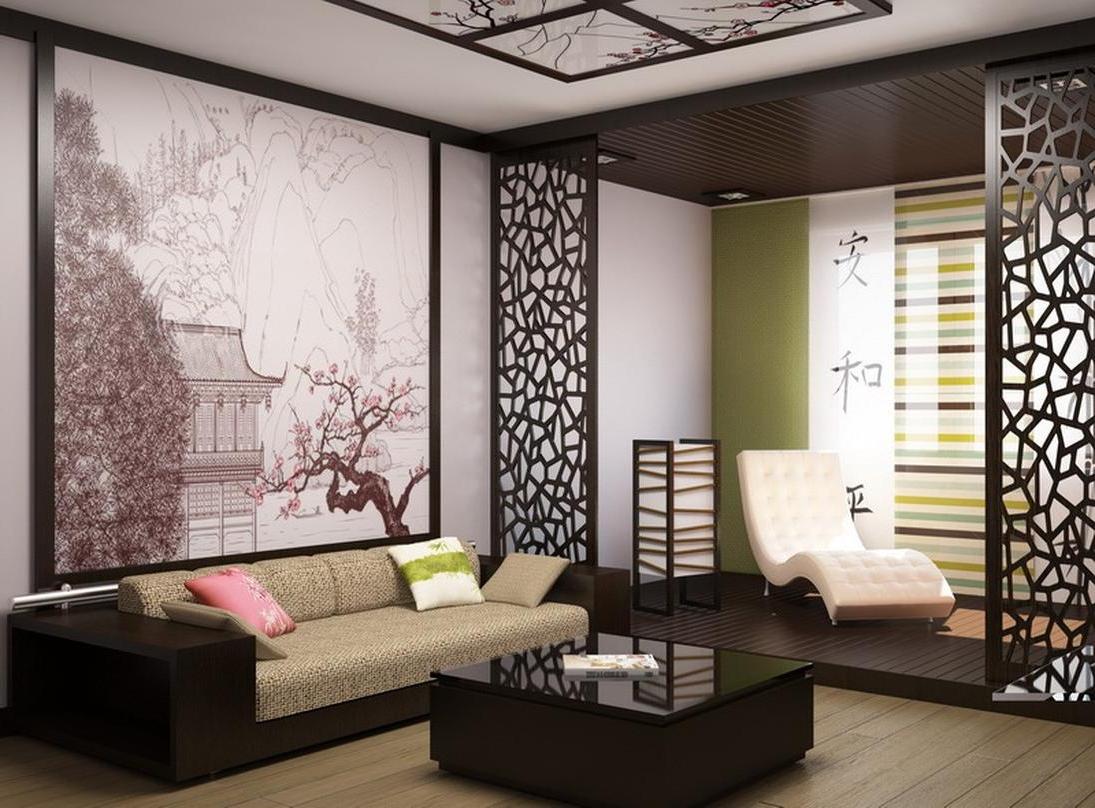 Papiers peints Mur de chambre à coucher de style chinois