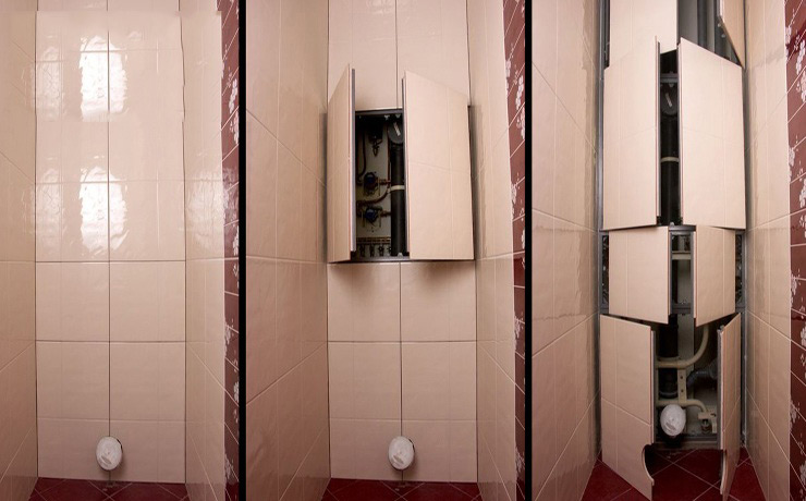 Dekoracija komunikacijskih sustava u kupaonici