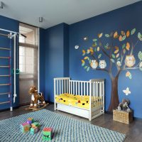 Décoration murale pour chambre d'enfant avec applique