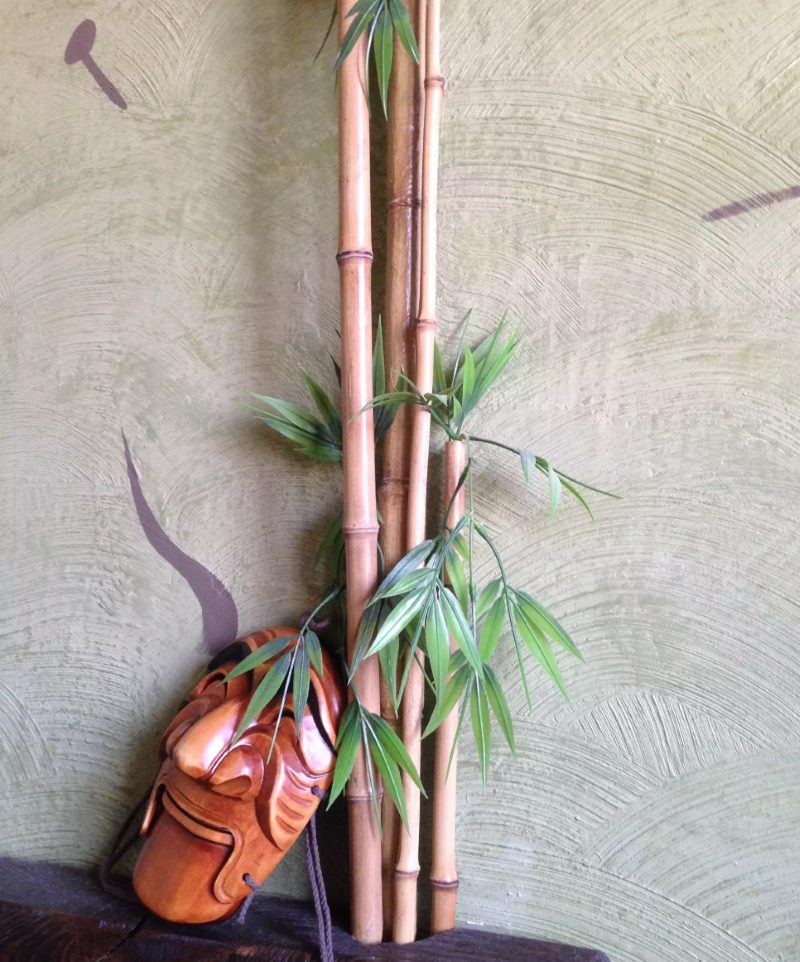Decorazioni per tubi riscaldanti in bambù fai-da-te