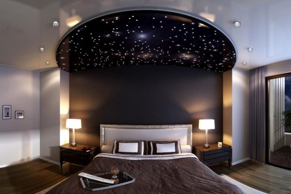 Camera da letto soffitto cielo stellato