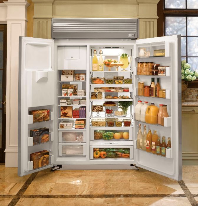 Pros and cons of built-in refrigerators.