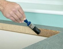 If it was decided to independently make furniture from materials such as chipboard or MDF, you will need to take care of protecting the end parts.