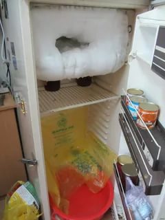 Typically, the freezer is less likely to be turned off than the upper refrigerator compartment.